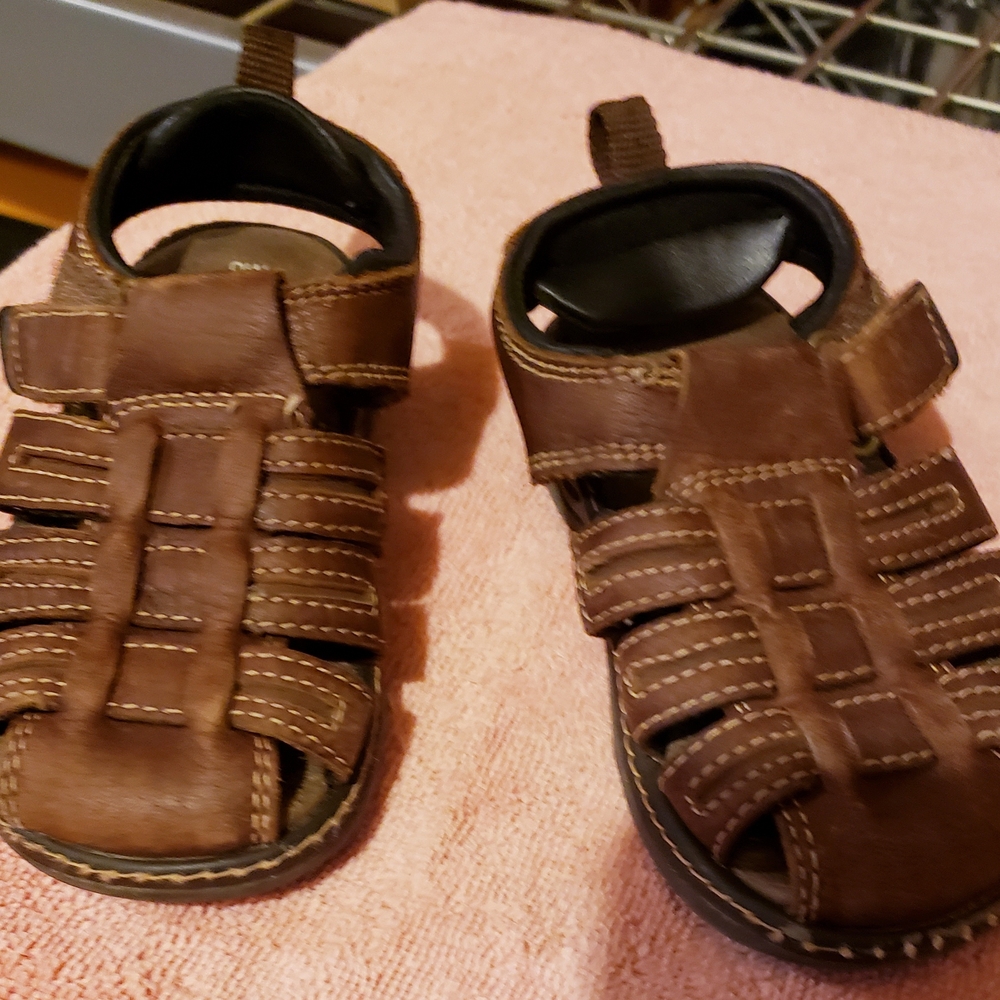 Brown Kids Sandals